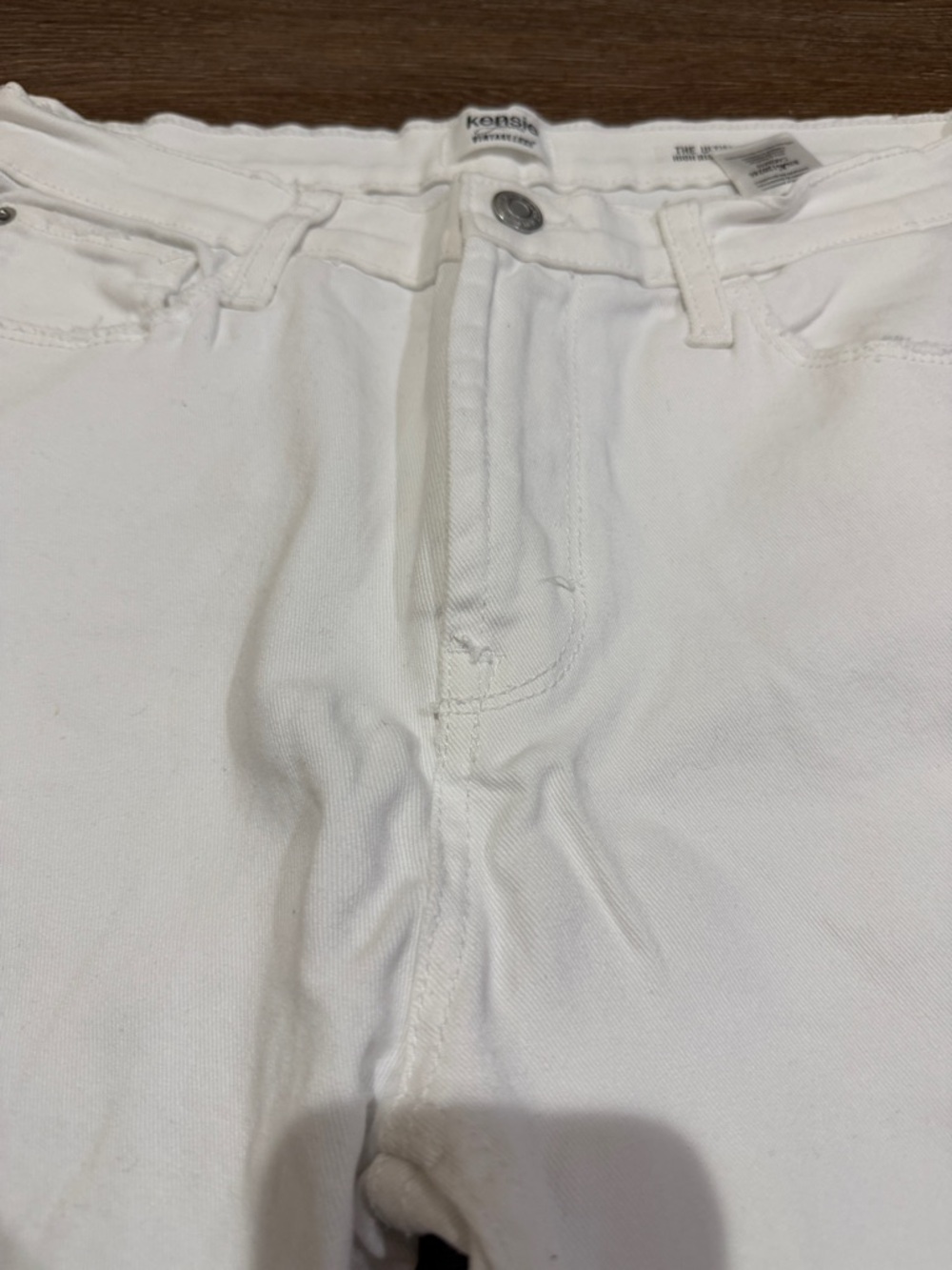 Kensie Vintage Luxe Ultimate High Rise Skinny Jeans with Frayed Hem - Picture 5 of 8